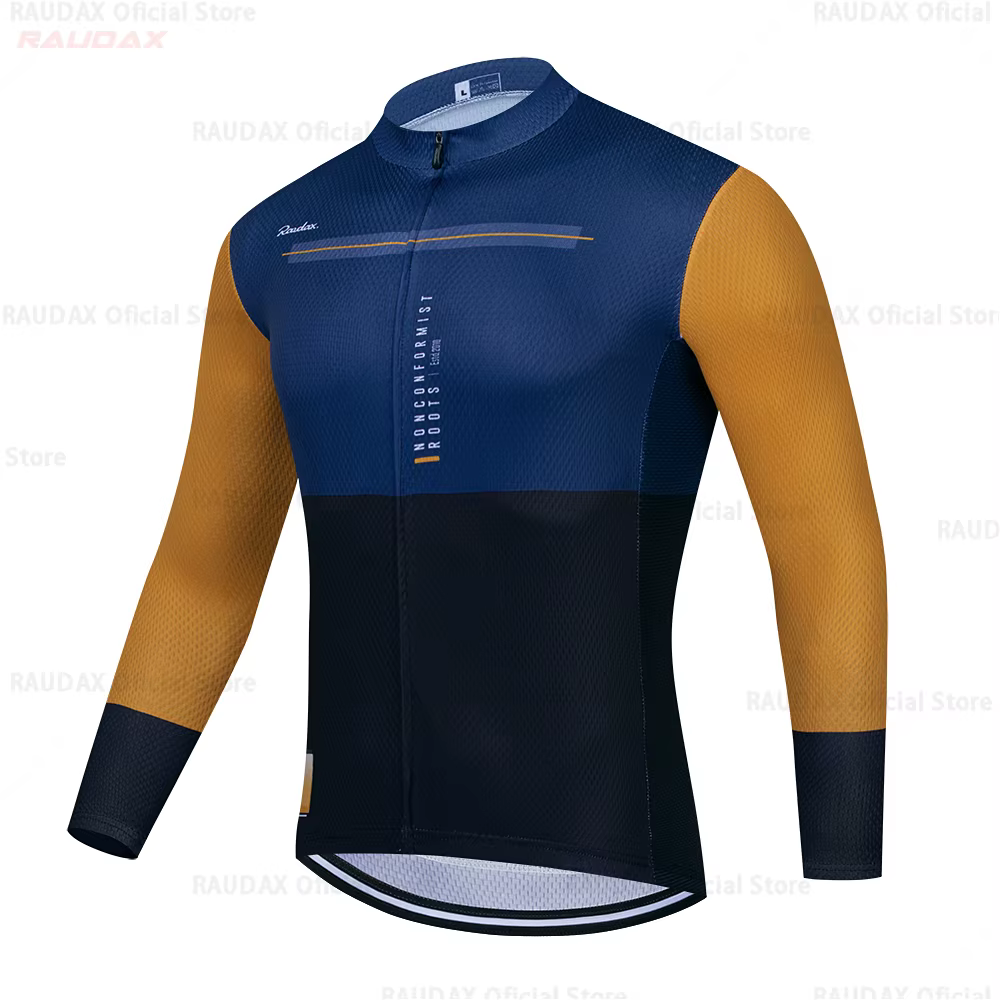 RAUDAX 2026 hommes à manches longues Maillot de cyclisme vtt vêtements