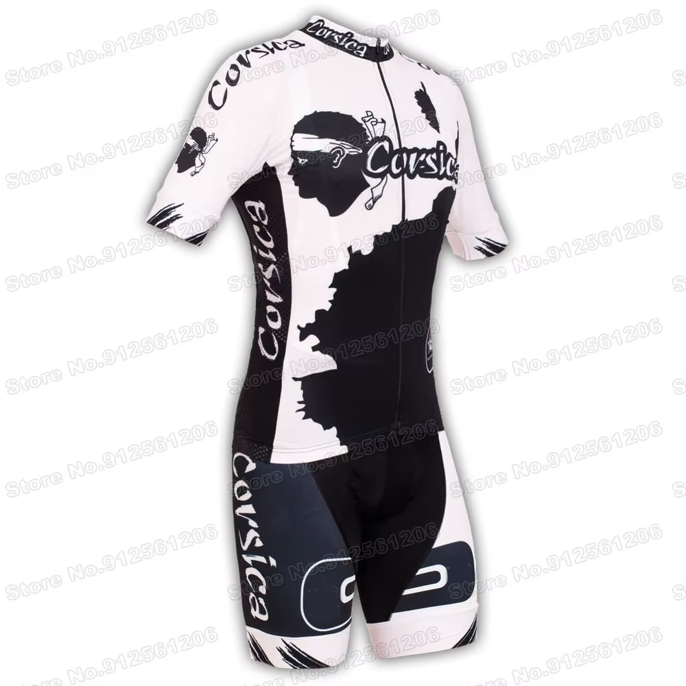 2022 Corsica Maillot de cyclisme ensemble hommes vêtements
