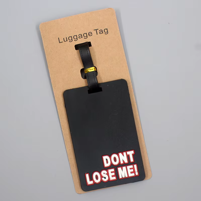 Accessoires de voyage « EST PAS TOURS » Étiquette de voyage pour bagages Gel de silice Valise ID Addres Holder Étiquette d'embarquement pour bagages Étiquette portable