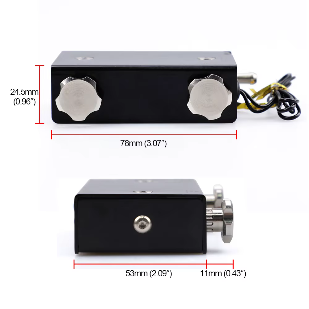 Kit de contrôleur de suralimentation Psi pour turbocompresseur électronique à double étage bleu/avec interrupteur