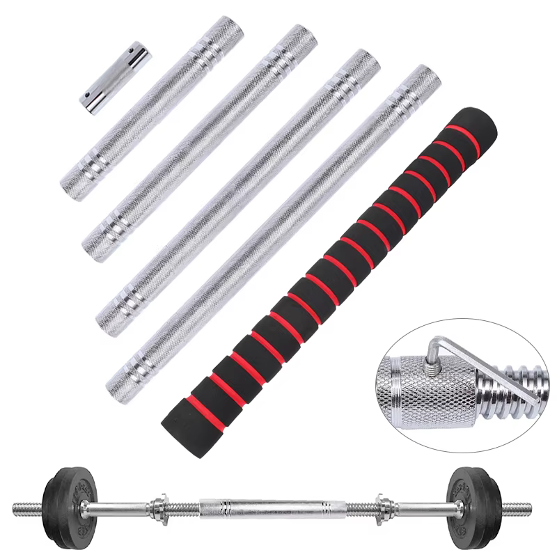 Haltère en acier résistant à l'usure, barre d'extension d'haltères, accessoire de levage de poids, accessoires de rêve, connexion, salle de sport à domicile, le plus récent, 30cm, 40cm, 50cm