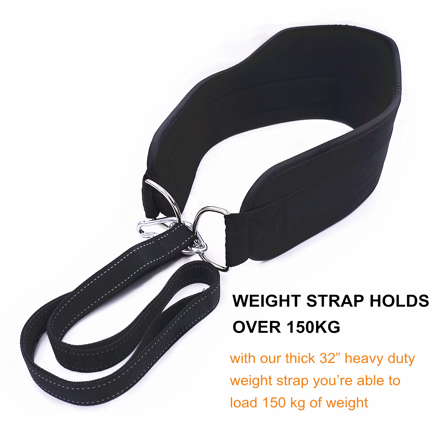 Ceinture d'haltérophilie avec sangle robuste en néoprène épais