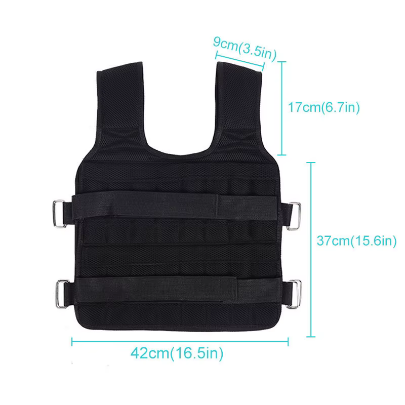 Gilet de poids de chargement 15KG 30KG