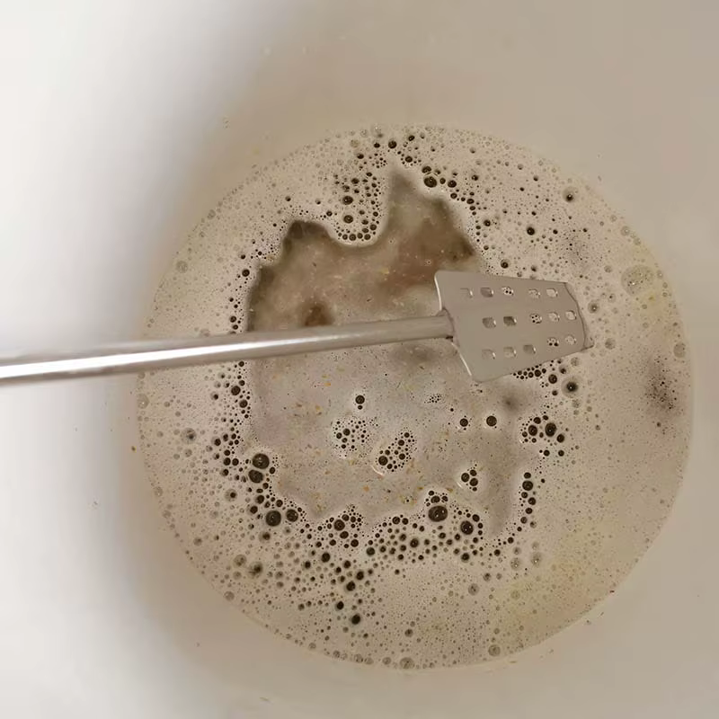 Pagaie d'agitateur de mélange de purée de 60cm 304 SS, palette de bière pour brassage à domicile avec 15 trous, outils de brassage de bière et de vin pour Bar de cuisine à domicile