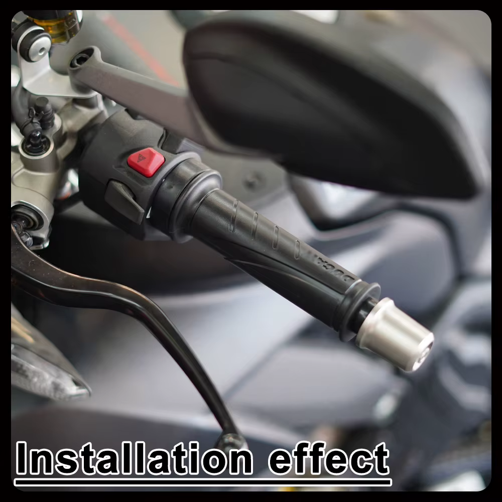 Bouchons de guidon en acier inoxydable de 670 g pour DUCATI Monster/Multistrada/Scrambler/Streetfighter/Hypermotard/Supersport/Panigale