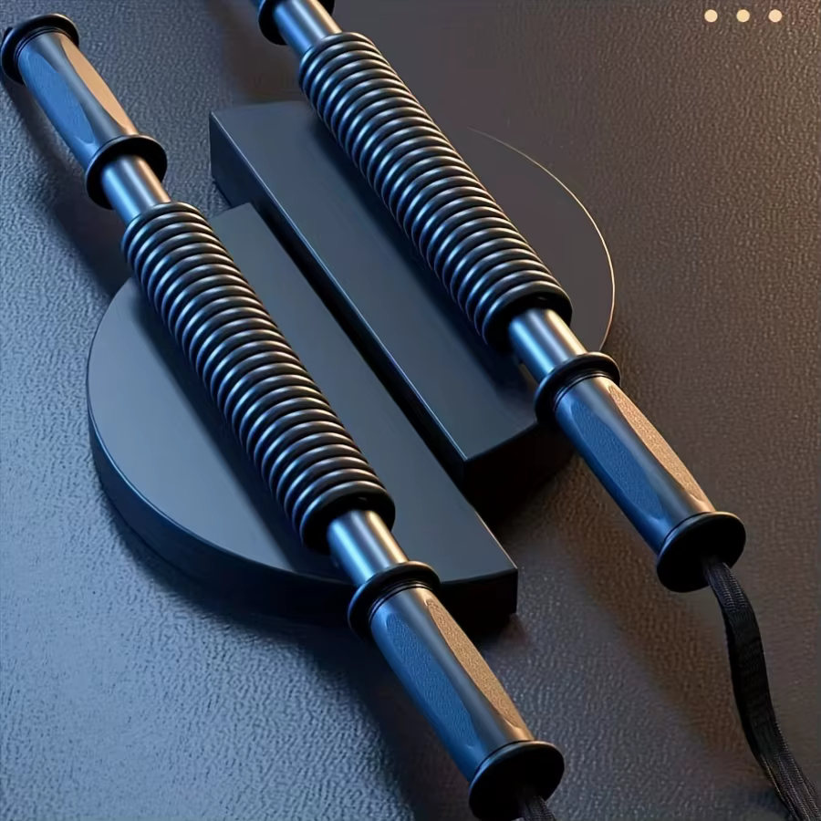 1 barre d'entraînement pour la force des bras | Équipement de fitness à double tête de 66 lb pour l'augmentation
