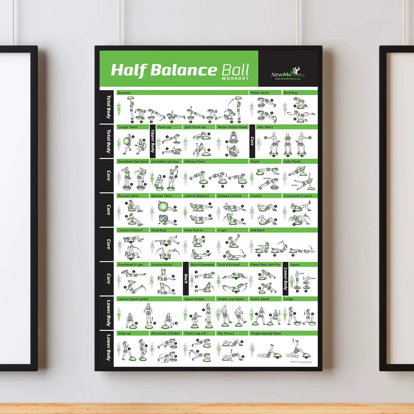 Tableau d'entraînement d'entraînement d'haltères