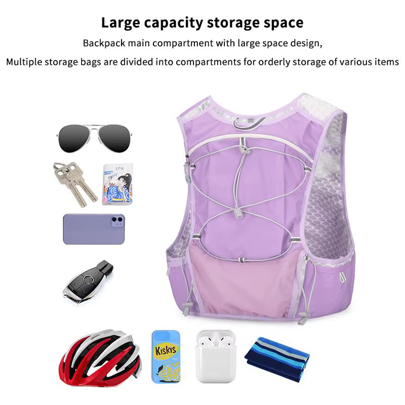 Sac à dos de course à pied ultraléger 5L respirant pour le trail