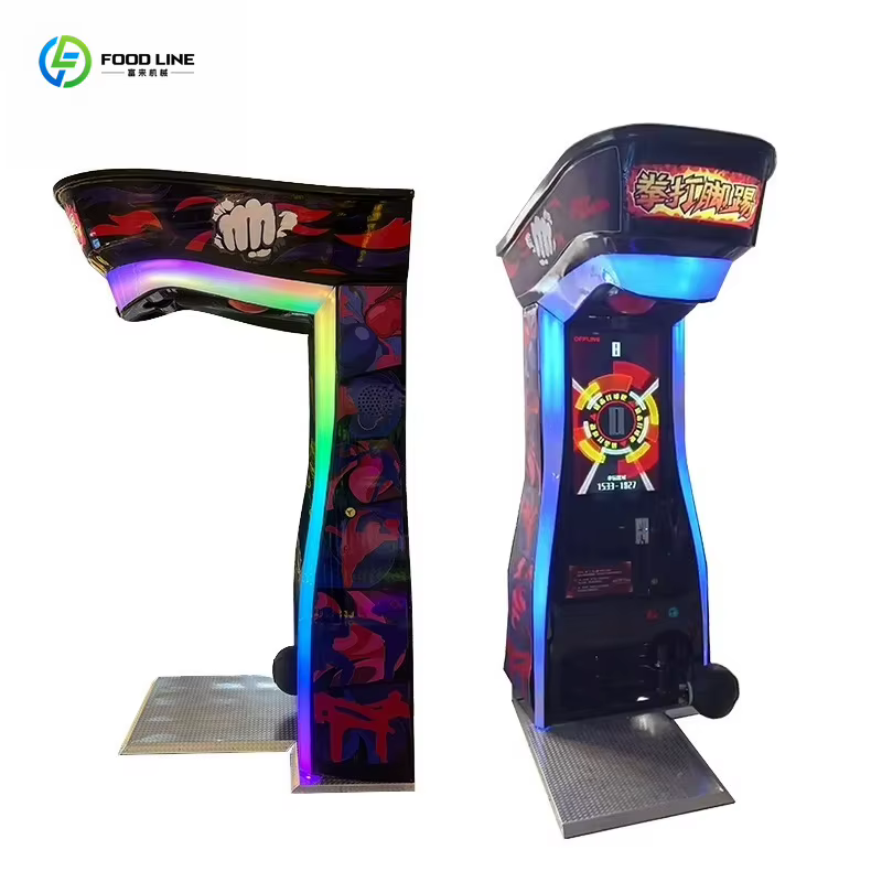 Nouvelle Machine de Divertissement de Boxe Ultime : Console de Jeu d'Arcade Sportive avec Émulateur de Coup de Pied et Musique d'Ambiance
