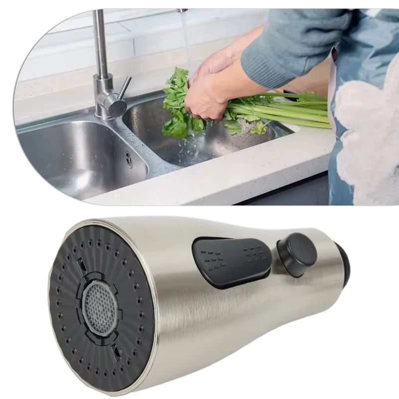 Buse de pulvérisation de robinet extractible pour cuisine, connexion 1/2 pouces, 3 Modes ABS, économie d'eau, salle de bains, lavabo, douche, pomme de pulvérisation