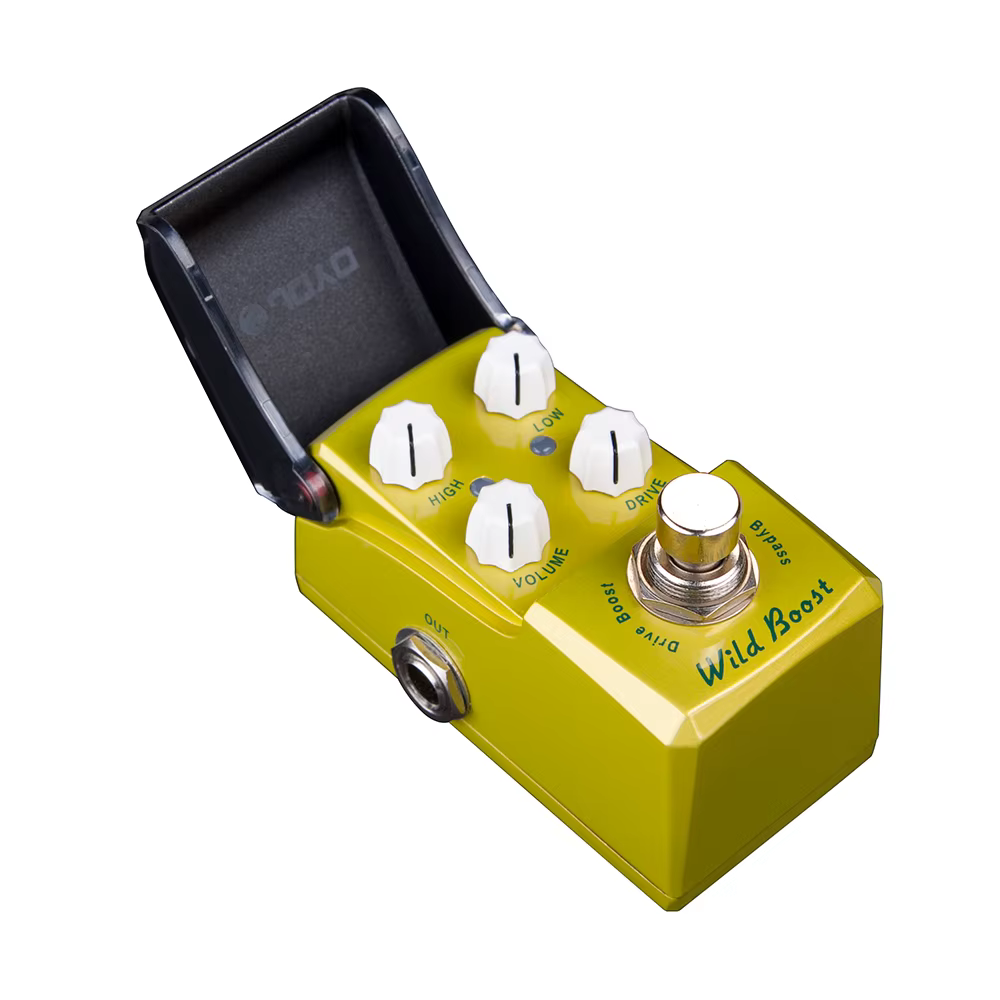 JOYO JF-302 WILD BOOST pédale de guitare double bande EQ Exciter/effet Overdrive avec Gain de 12dB pour les sons sales et indomptées