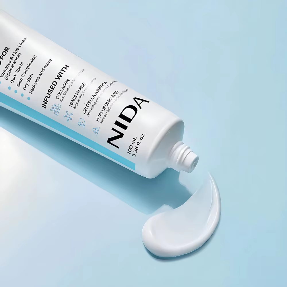 Crème hydratante au collagène 100ml, acide hyaluronique, hydratant, antioxydant, raffermissant, anti-âge, nourrissant, soin quotidien de la peau