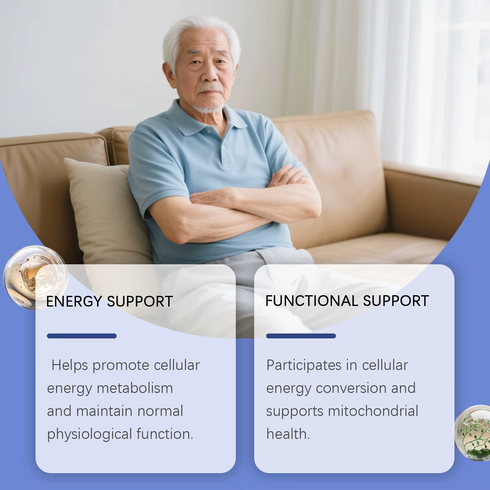 Gouttes stimulantes pour la vitalité