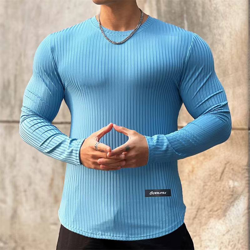 T-shirt à manches longues pour hommes