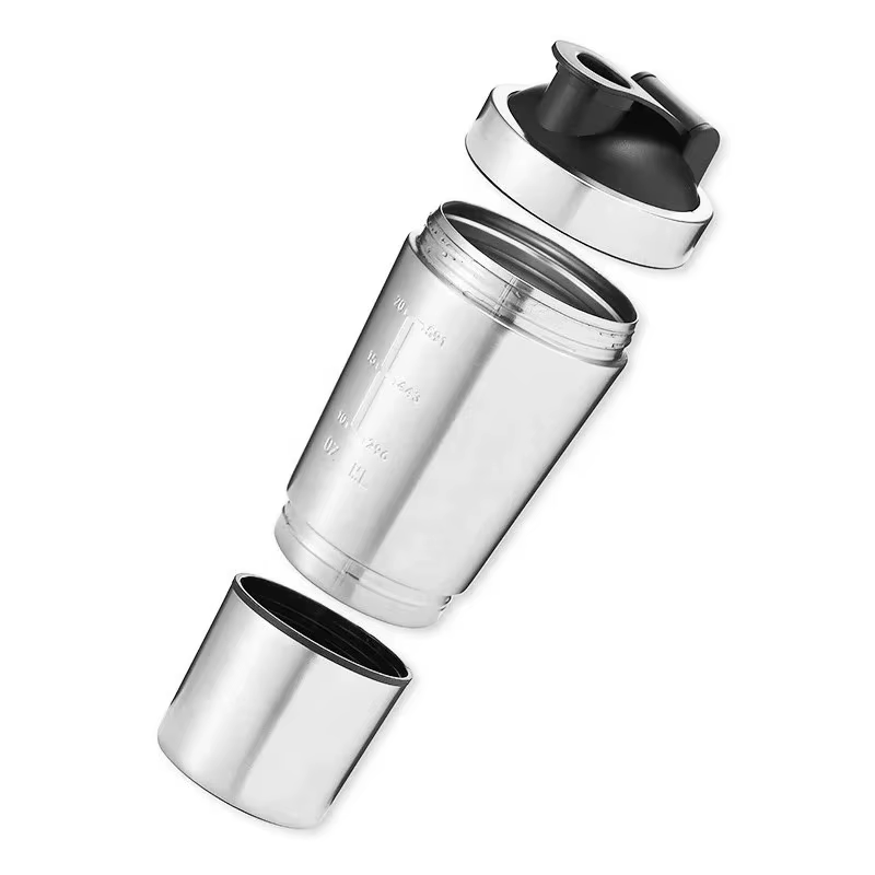 Nouvelle bouteille d'eau détachable Double couche en acier inoxydable