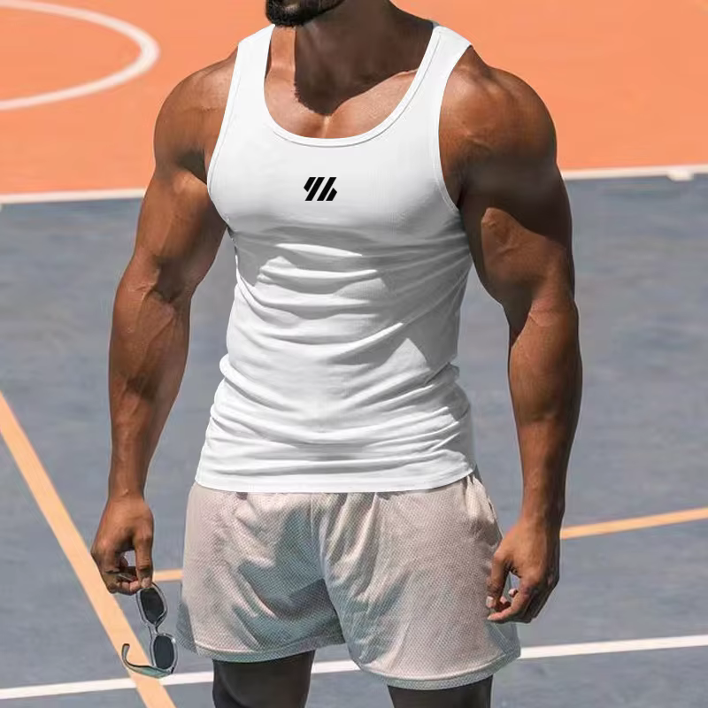 Chemise de sport élastique respirante pour hommes