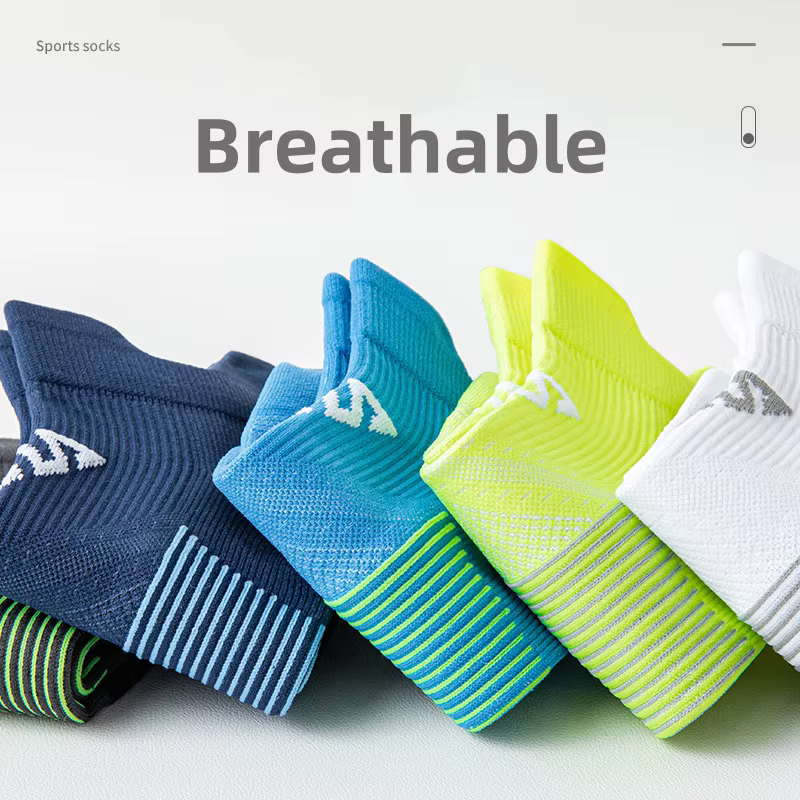 Chaussettes de course été Fitness sport séchage rapide sueur respirant professionnel Marathon