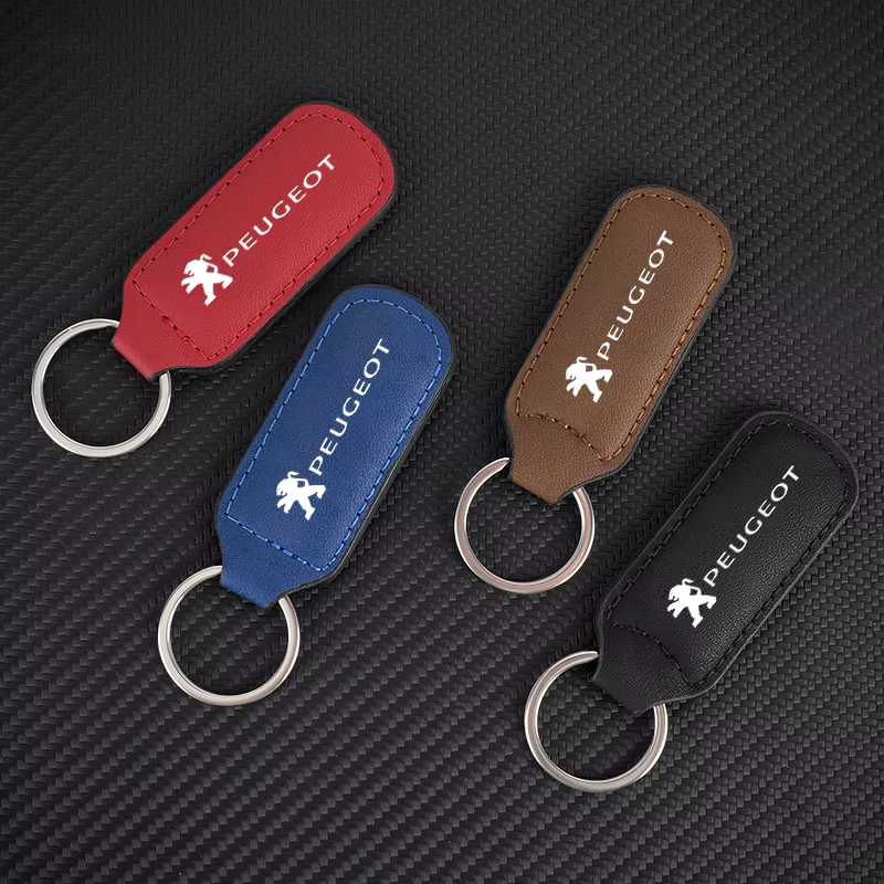 Porte-clés emblème de voiture Anti-perte, pendentif, accessoire cadeau pour Peugeot 206 307 308 3008 207 208 407 4008 408 508 2008 5008 301