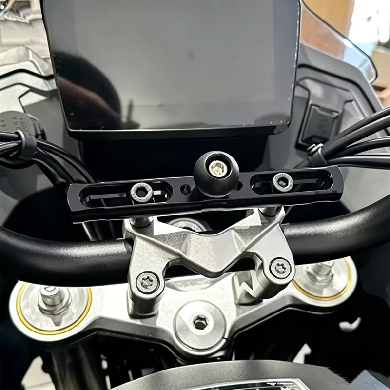 Accessoires moto pour BMW F900GS F 900 GS 900GS 2024 2025 F900 GS Adventure Support de téléphone pour guidon avec extension de poignée