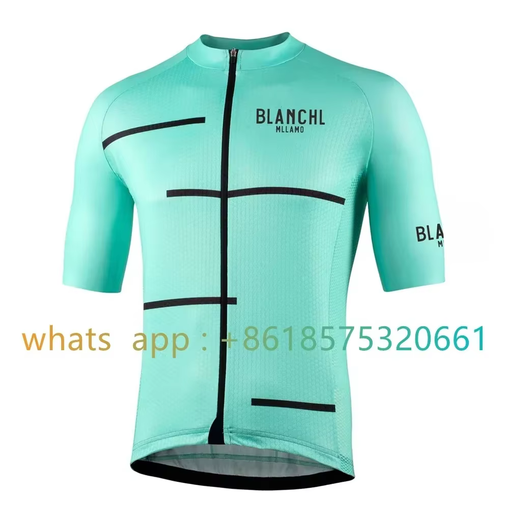 Blanchl – maillot de cyclisme à manches courtes