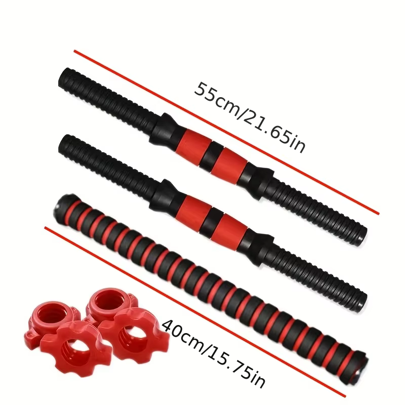 Connecteur de barre de musculation en acier massif 40cm 50cm pour haltères