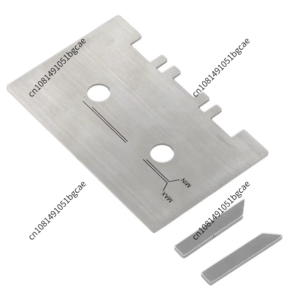 Kit de gabarits de guidage haute précision pour alignement mécanique avec 2 barres de vérification, facile à installer, argenté