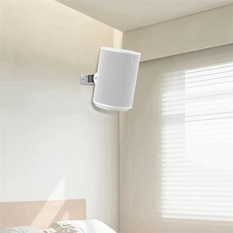 Support mural pour Sonos Era 100, haut-parleur sans fil, gain de place, support mural en métal pour maison intelligente, blanc et A22K