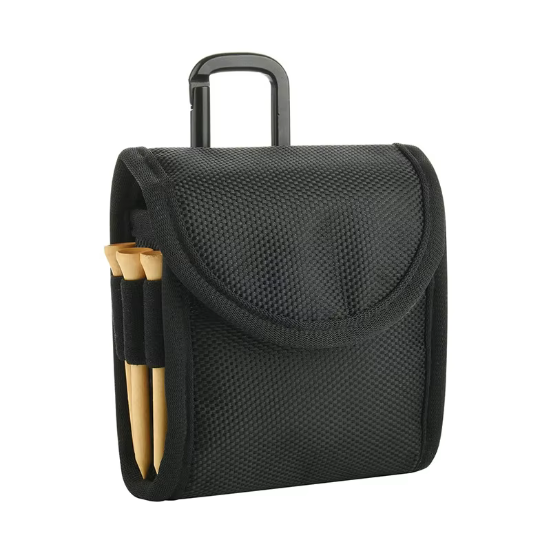 Sac à balles de golf, sac de rangement multifonctionnel avec crochet, emballage portable pour balles, supports pour balles, outils, sac de taille pour extérieur