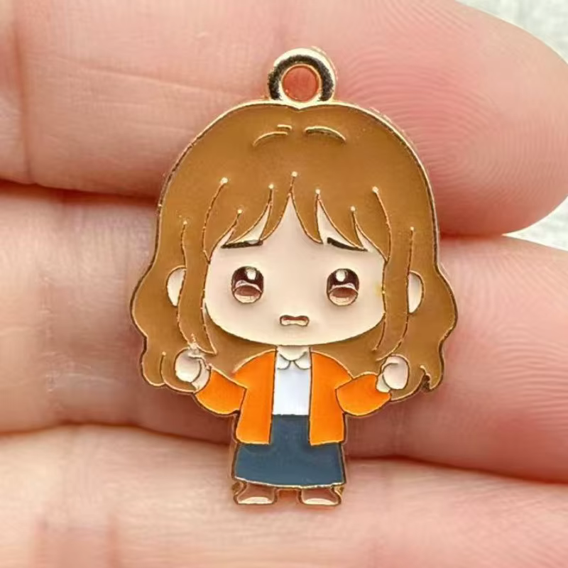 10 pièces de décorations Stranger Things, pendentifs mignons en alliage, figurines d'anime, accessoires de bijoux créatifs DIY pour enfants, cadeau