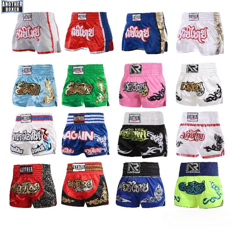 Short de combat de boxe pour hommes et femmes