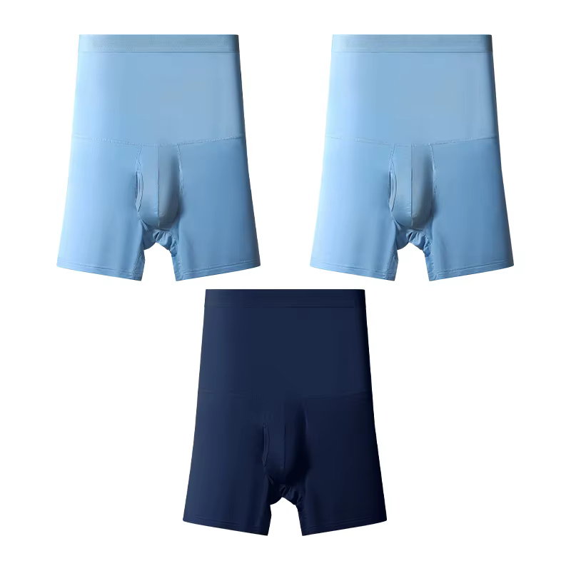 3 pièces sous-vêtements de sport pour hommes: taille haute