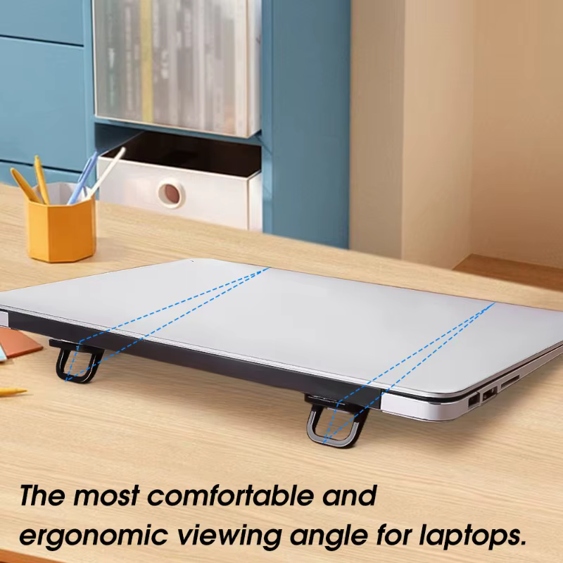 2 supports pour clavier, mini support pour ordinateur portable de bureau, support portable pour ordinateur portable compatible avec MacBook Air Pro, Dell XPS, HP et plus.