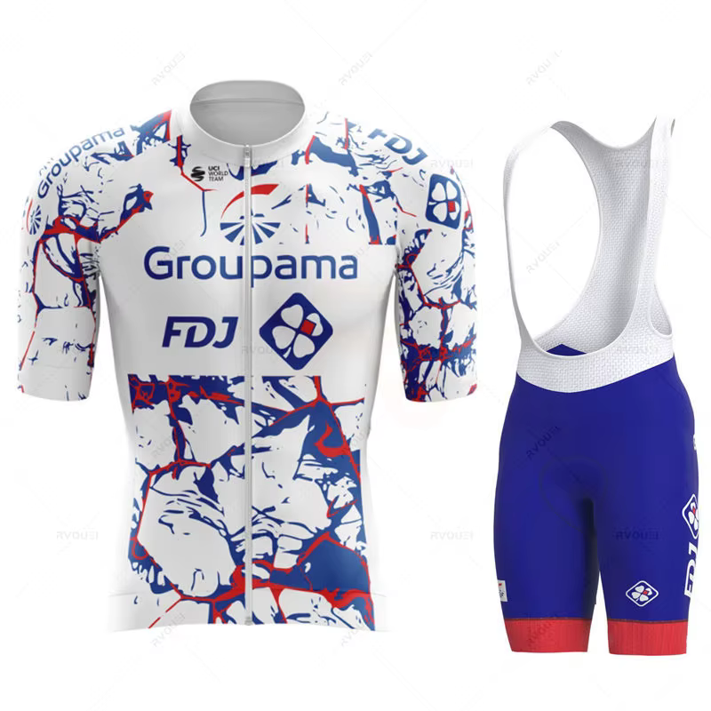 Maillot de cyclisme Fdj Team pour hommes