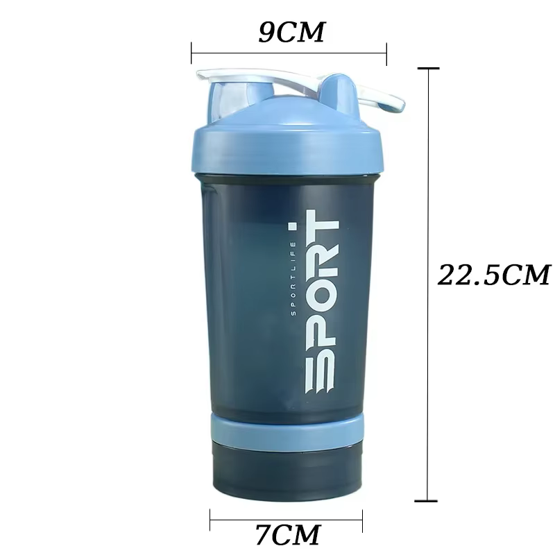 Shaker bouteille de protéines poudre secouer tasse grande capacité
