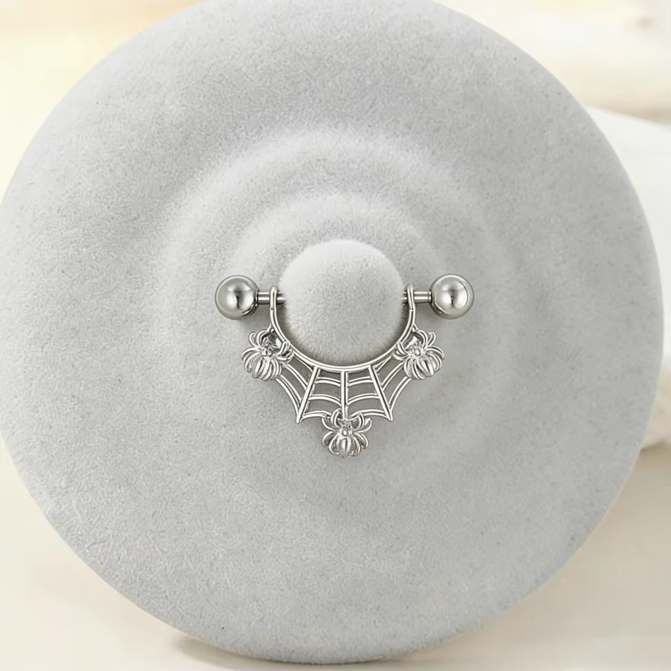 Lot de 2 Piercings de téton en titane 16G 14G avec zircon cubique, anti-allergiques, pour femme, accessoires sexy