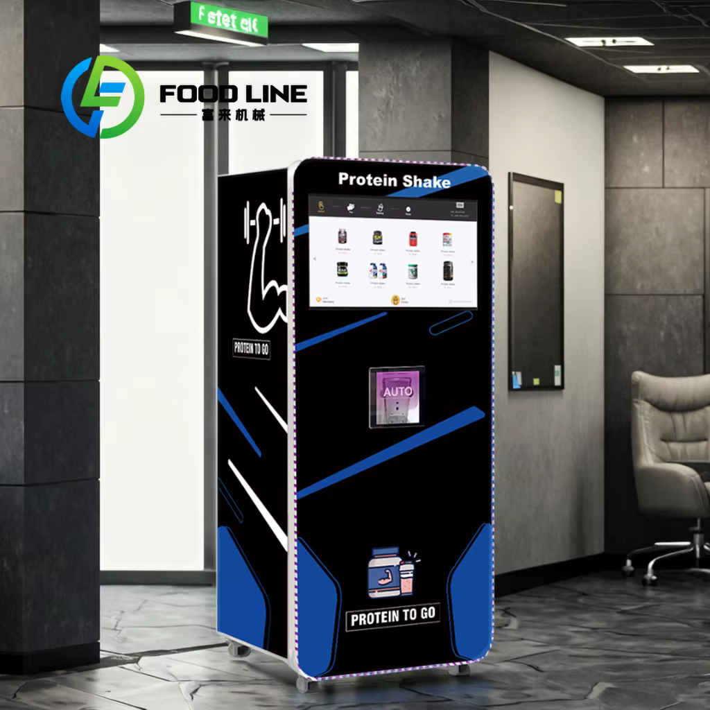 Distributeur automatique indépendant de poudre de protéines de fonction d'agitation de contrôle intelligent avec le système à distance d'android