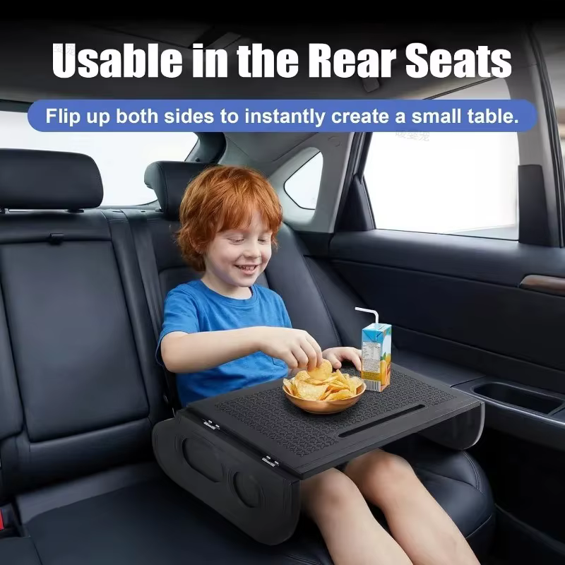 Table de bureau portable, accessoires de voiture pour Tesla, table à manger portable, table universelle pour voiture, plateau pour ordinateur portable sur volant, bureau de voyage