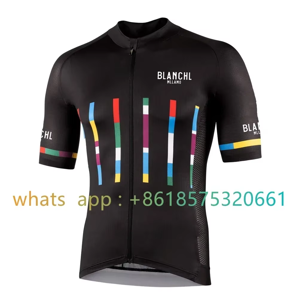 Blanchl – maillot de cyclisme à manches courtes