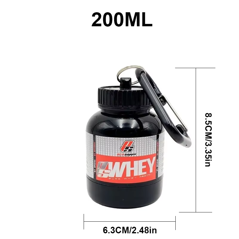 Conteneur de supplément de poudre de protéines Portable 100/200ml