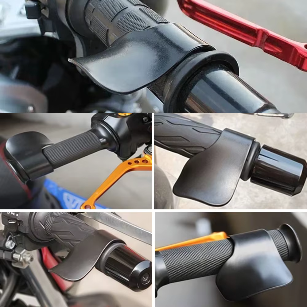Poignée d'accélérateur de moto antidérapante, aide au contrôle du guidon, outils de réduction de la fatigue pour la conduite de moto et de scooter