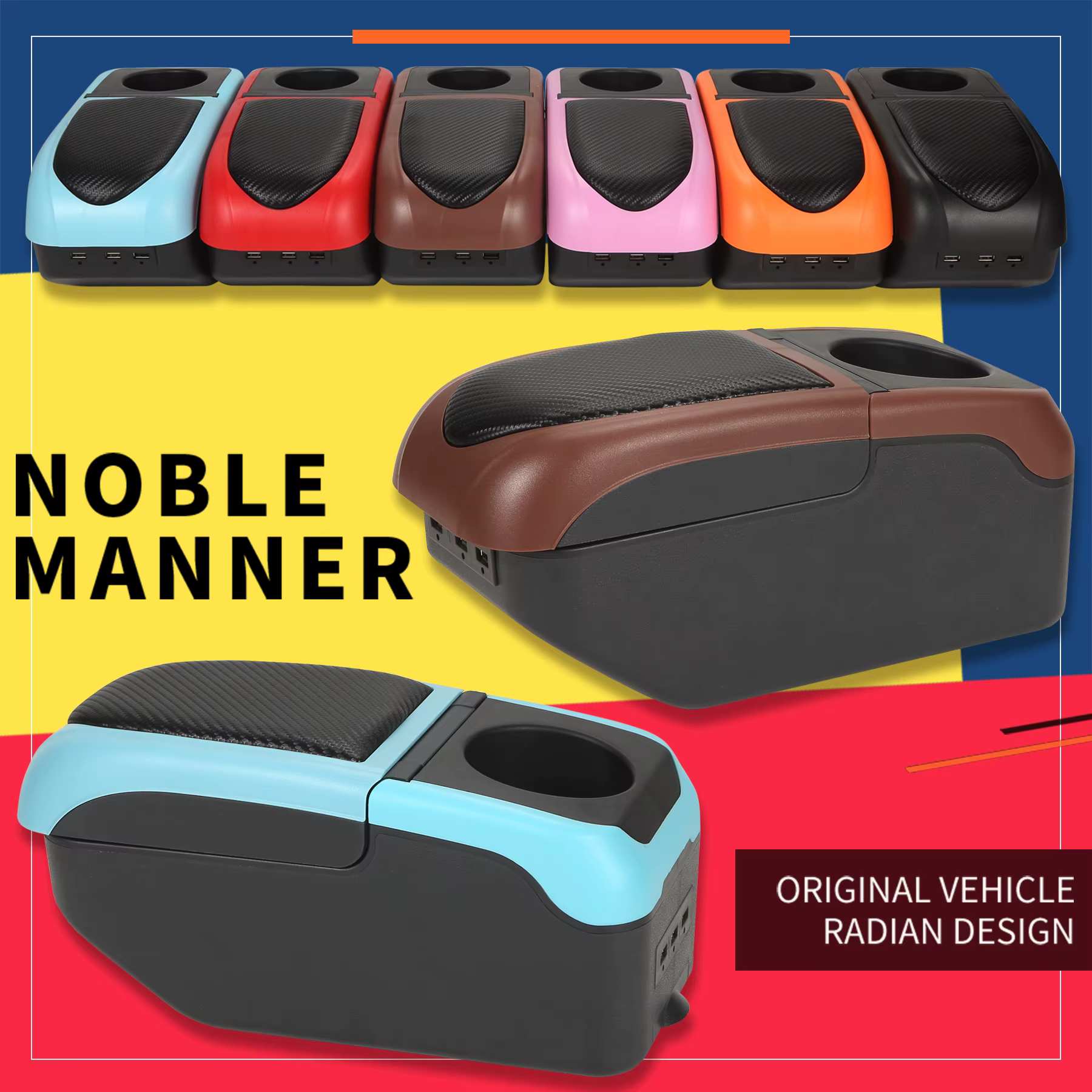 Boîte d'accoudoir pour Seat Ibiza, pour Seat Ibiza 6j 6L, boîte de rangement pour voiture, pièces de rechange, détails intérieurs, accessoires de voiture