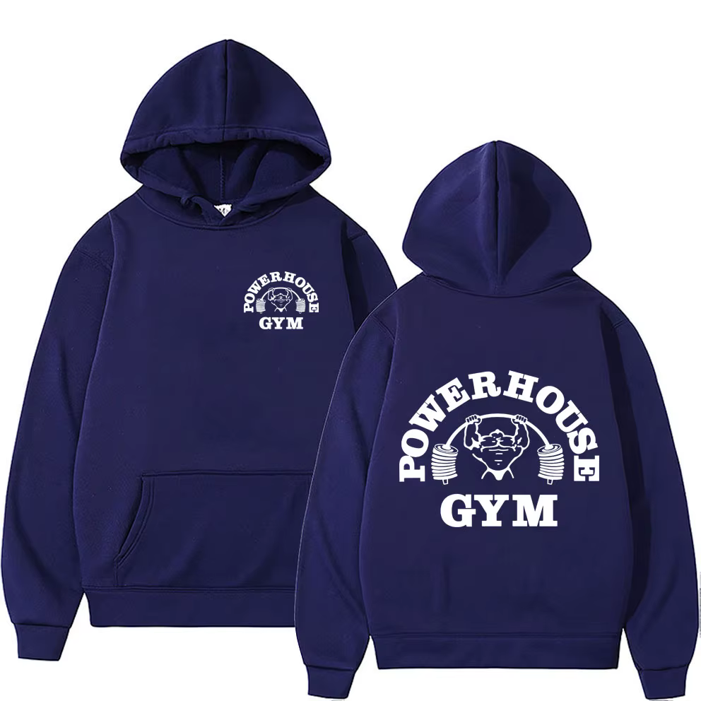 Powerhouse Gym Logo hommes et femmes sweats à capuche Harajuku Geek Fitness