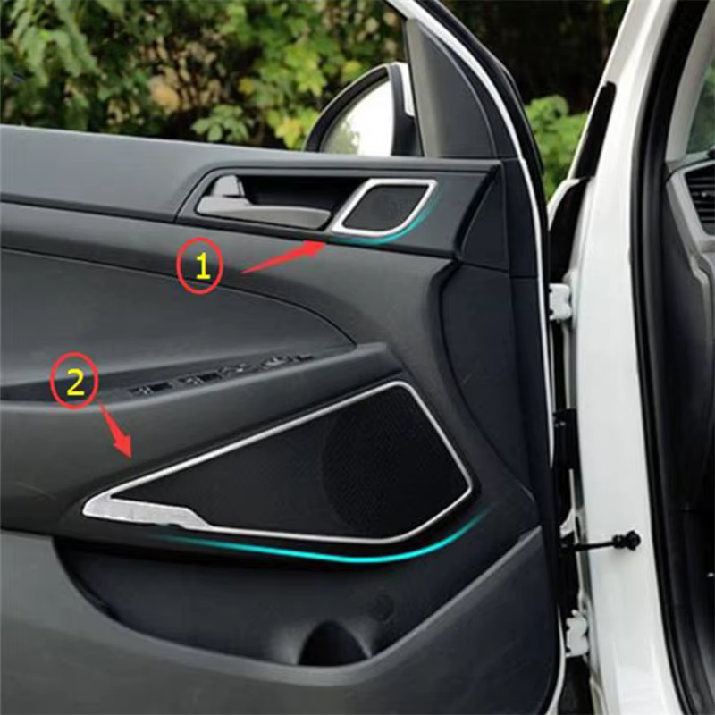 Couvercle de Haut-Parleur Audio pour Voiture Hyundai, Accessoire de Style NikAutomobile, pour Modèles 4.3, son, 2015- 2019, 2020