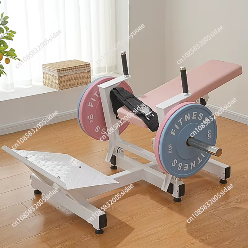 Machine d'entraînement de fessiers pour femmes, poussée des hanches, pont des hanches, équipement de mise en forme des fesses, équipement de fitness pour hanches pêche