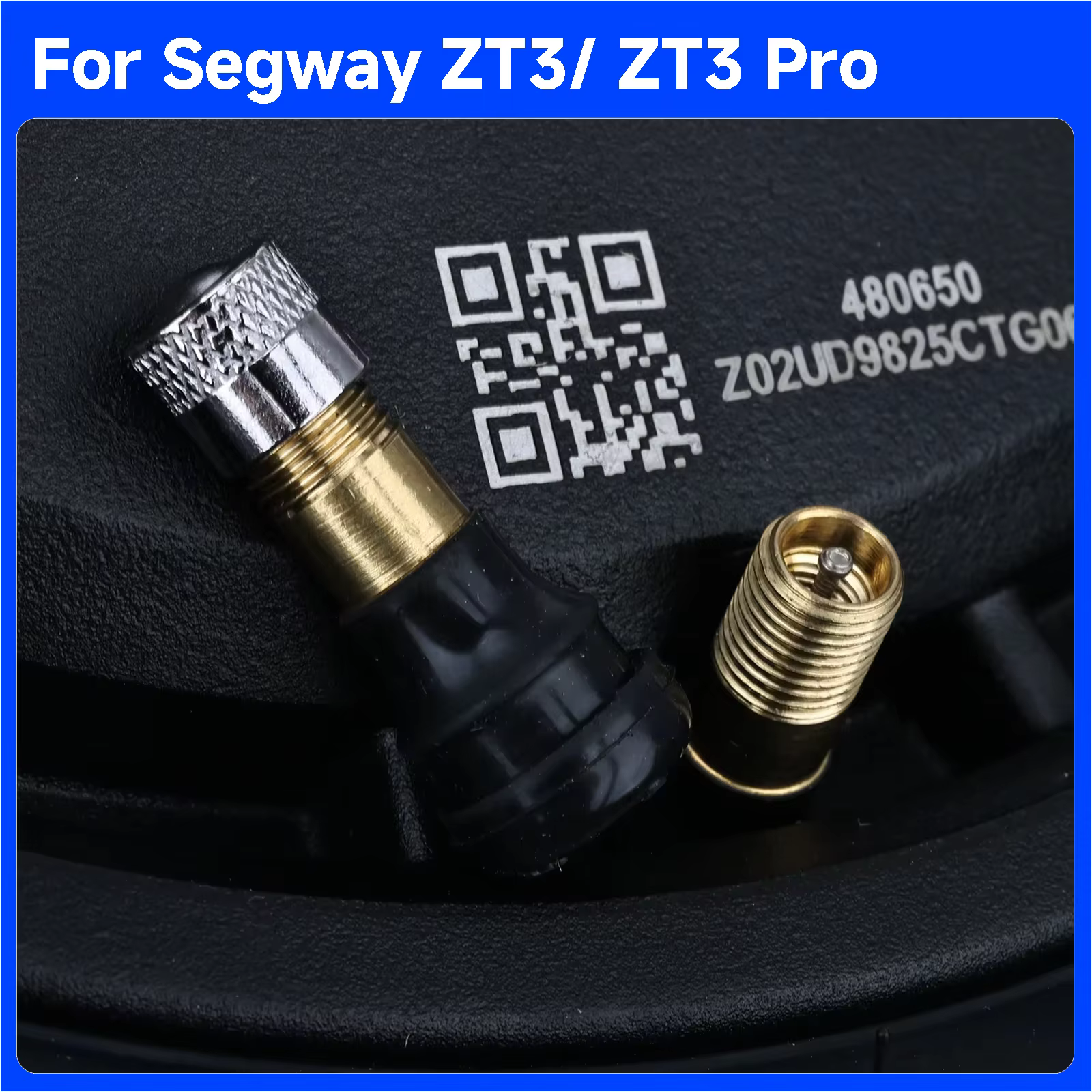 Valve d'air étendue pour Segway ZT3/ ZT3 Pro MAX G3, pièces d'accessoires de roue de Scooter électrique à gaz Tubeless sous vide