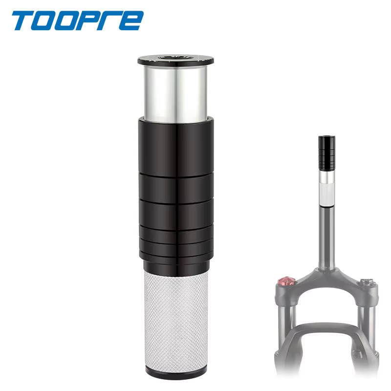 TOOPRE Kit d'extension de guidon dissimulé en alliage d'aluminium 3-55 mm réglable pour VTT et vélo de route