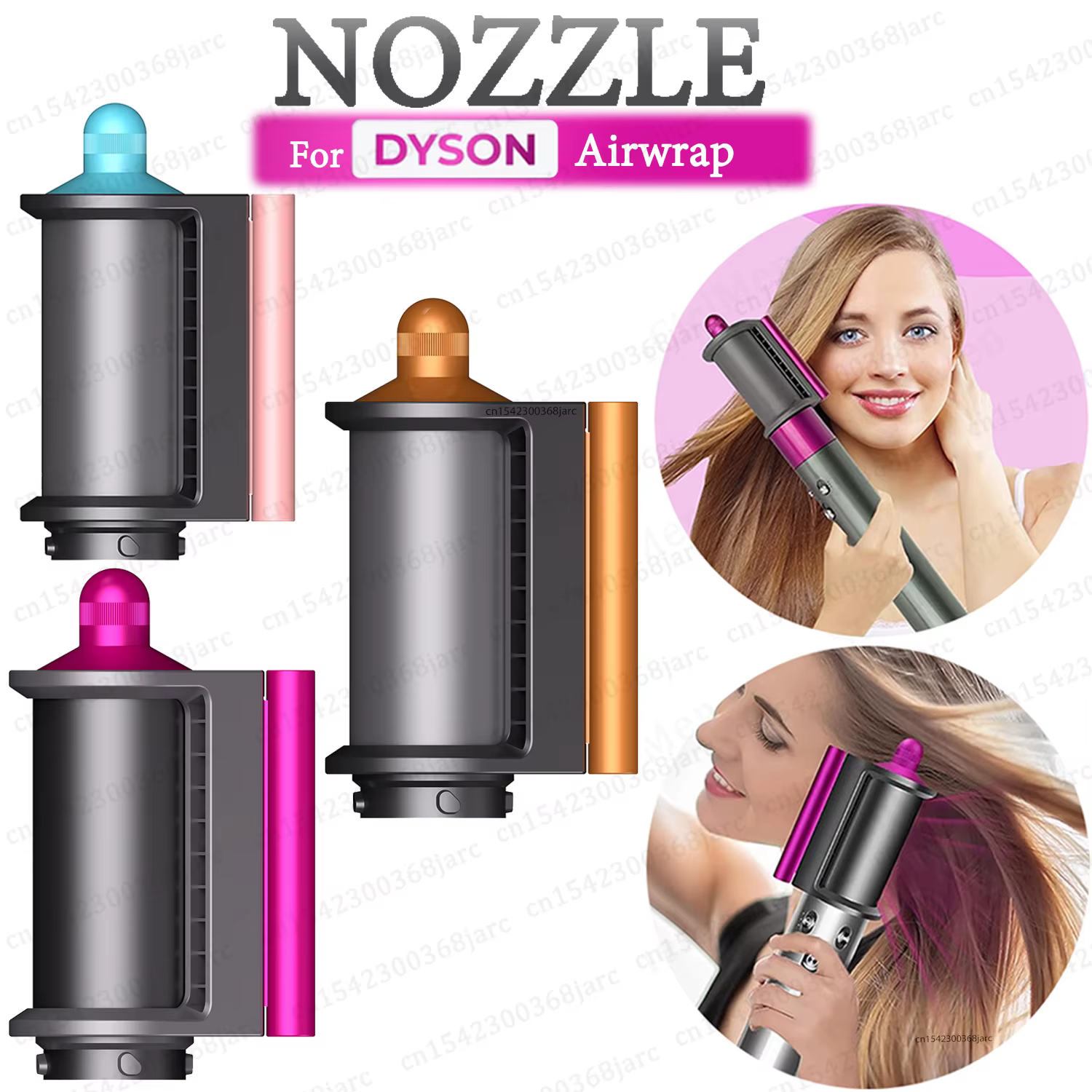 Accessoire anti-électrification pour Dyson Airwrap HS01, accessoires de buse pour Dyson Airwrap HS05, buses anti-électrification SenCiciMen X9