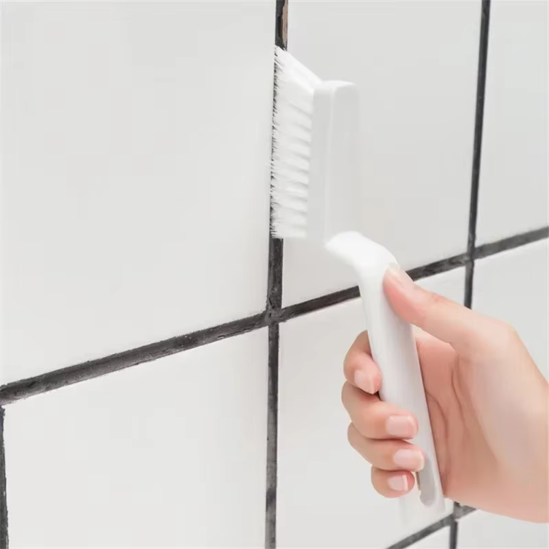 Brosse de nettoyage polyvalente pour carrelage, joints de sol, rainures de fenêtre, outils de nettoyage de voiture, fournitures de nettoyage pour salle de bain et cuisine