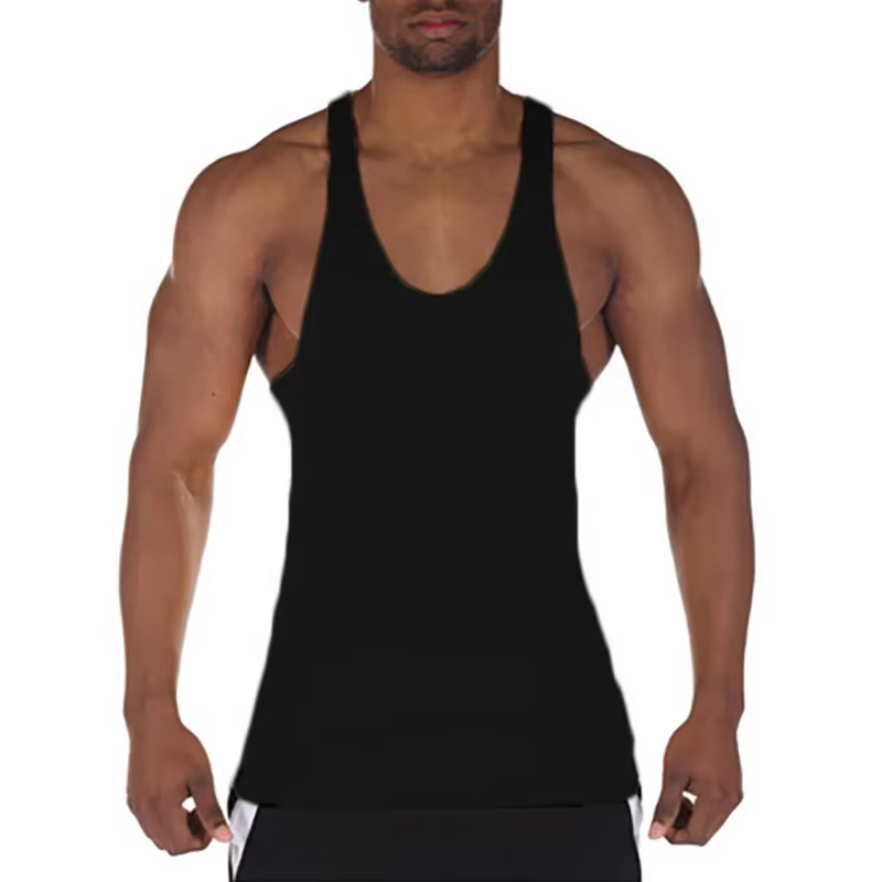 Débardeurs de sport pour hommes en coton