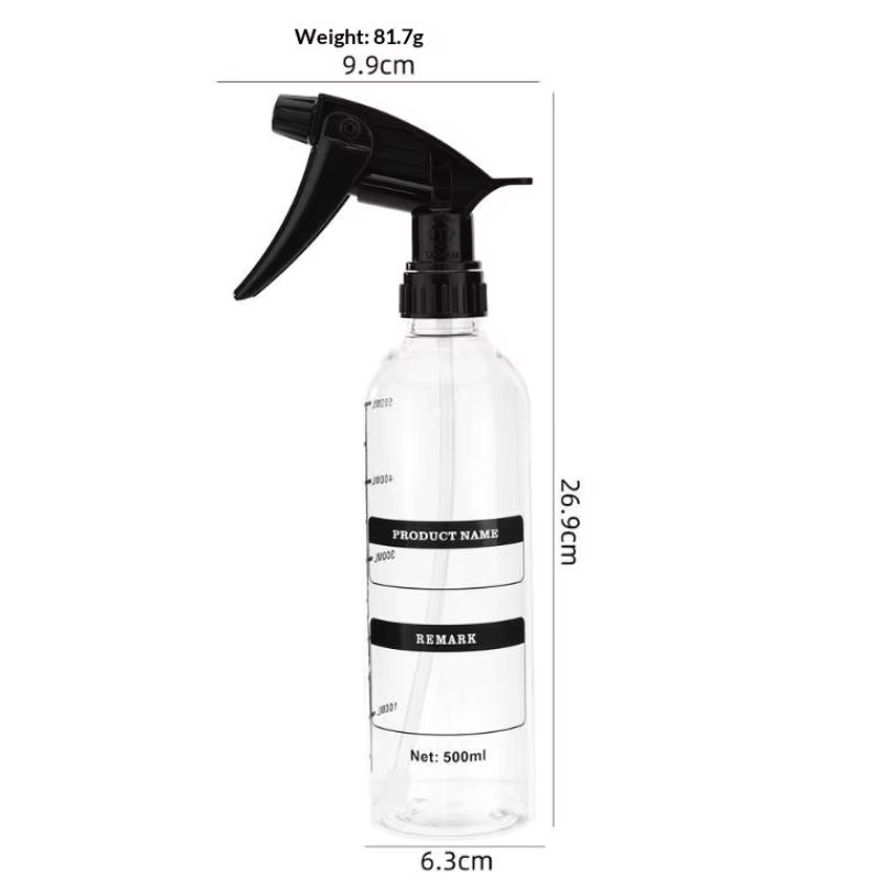 Bouteille pulvérisatrice portable de 500 ml résistante aux acides et aux alcalis pour l'entretien du jardin
